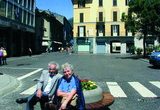 LECCO = UNO SCORCIO DI PIAZZA GARIBALDI