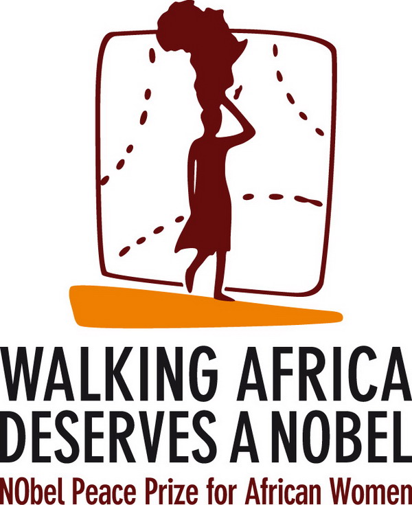 Logo Campagna Nobel alle donne africane