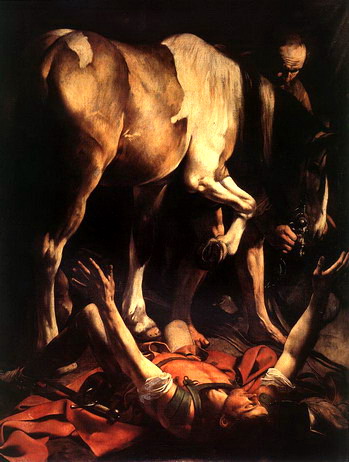 Caravaggio Merisi Conversione Saulo