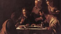 Caravaggio Merisi Cena in Emmaus Brera 