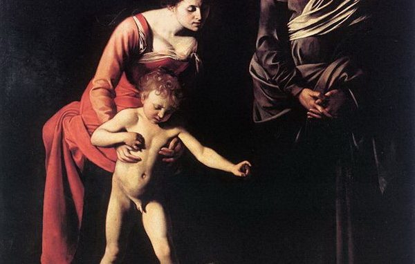 Caravaggio Merisi Madonna Serpe