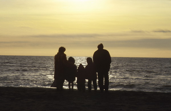 GENITORI E FIGLI AL MARE