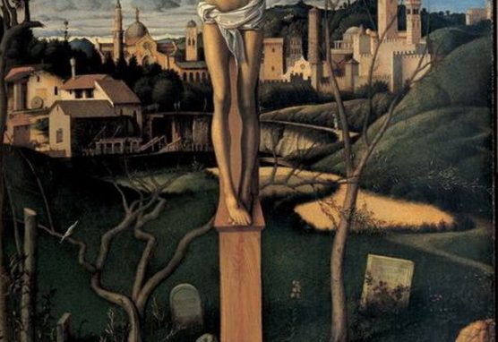 Giovanni Bellini Crocifisso cimitero ebraico 1501