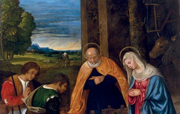 Tiziano Adorazione dei pastori