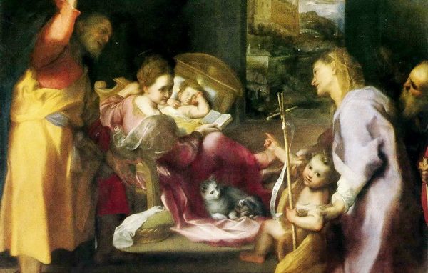 Federico Barocci Madonna Gatta Uffizi