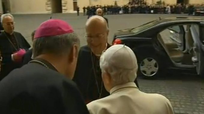 Benedetto XVI_partenza dal vaticano