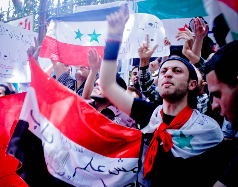 Manifestazione in Siria