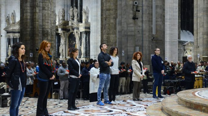 Veglia Missionaria in Duomo presieduta al card. Angelo Scola.