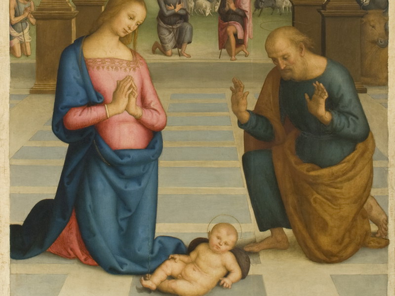 Perugino Adorazione pastori