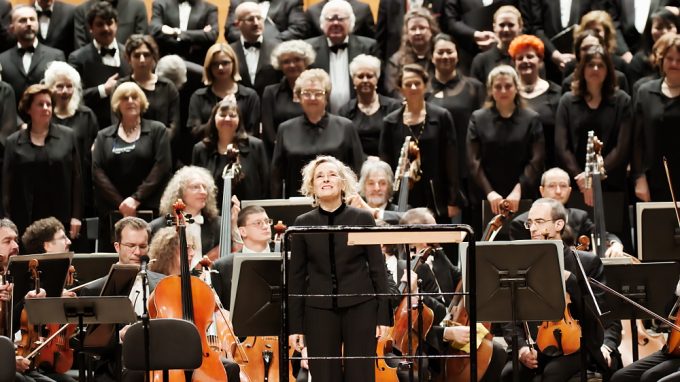 Erina Gambarini con Claus Peter Flor nel ricordo del M Romano Gandolfi 18 feb 2016 - foto Paolo Dalprato