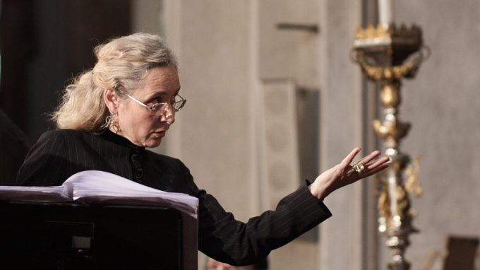 Erina Gambarini nell'Apokàlypsis in San Marco 2015_12-05 - foto Paolo Dalprato