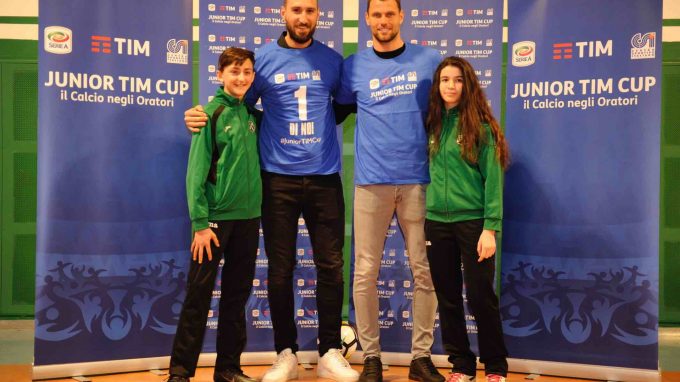 Antonio Donnarumma e Daniele Padelli alla Junior TIM Cup