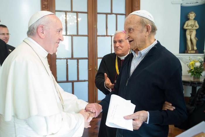 padre De Censi con papa Francesco