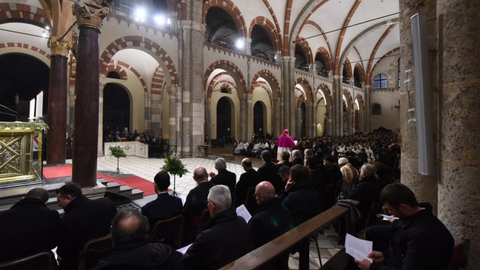 preghiera ecumenica giovani Sant’Ambrogio