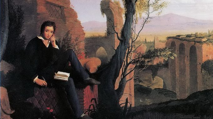 J. Severn, Shelley scrive il Prometeo Liberato