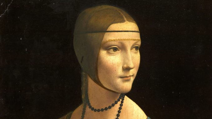 Portrait of Cecilia Gallerani (Lady with the Ermine), about 1488