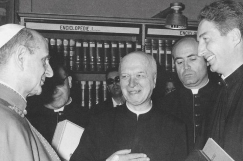 Padre Martini con Paolo VI