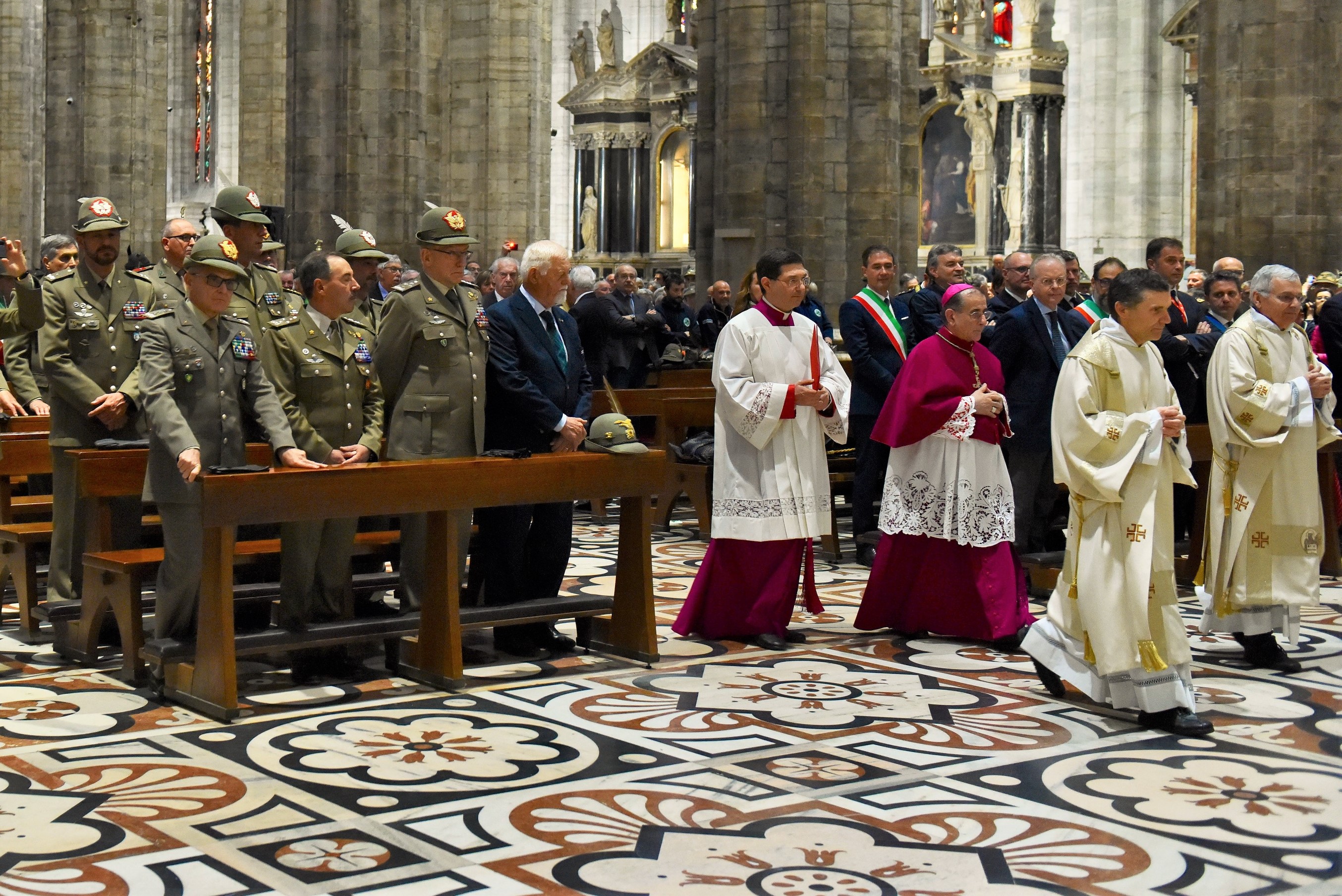 Messa alpini in Duomo