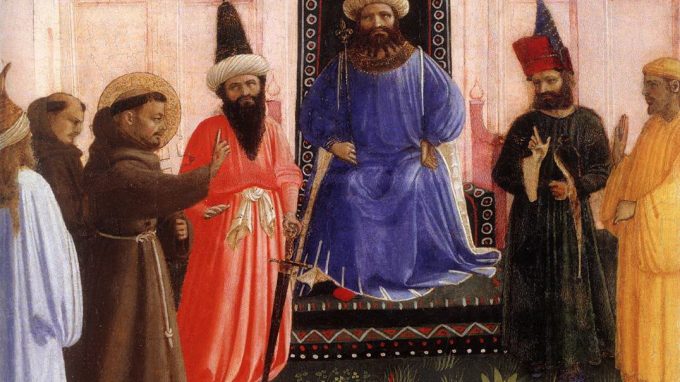 Beato-Angelico-San-Francesco-davanti-al-sultano-Lindenau-Museum-Altenburg