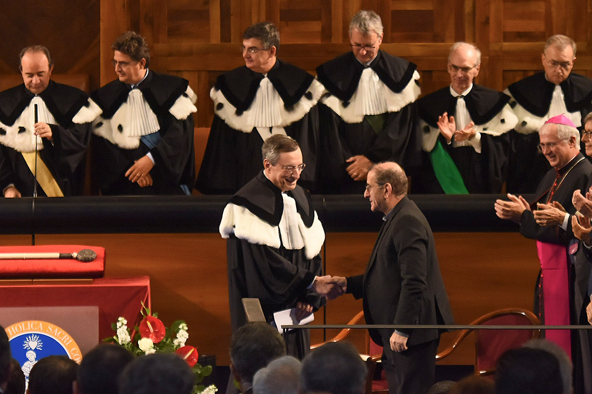 honoris causa Mario Draghi