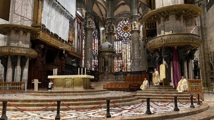 messa annunciazione duomo suffragio defunti coronavirus AABM