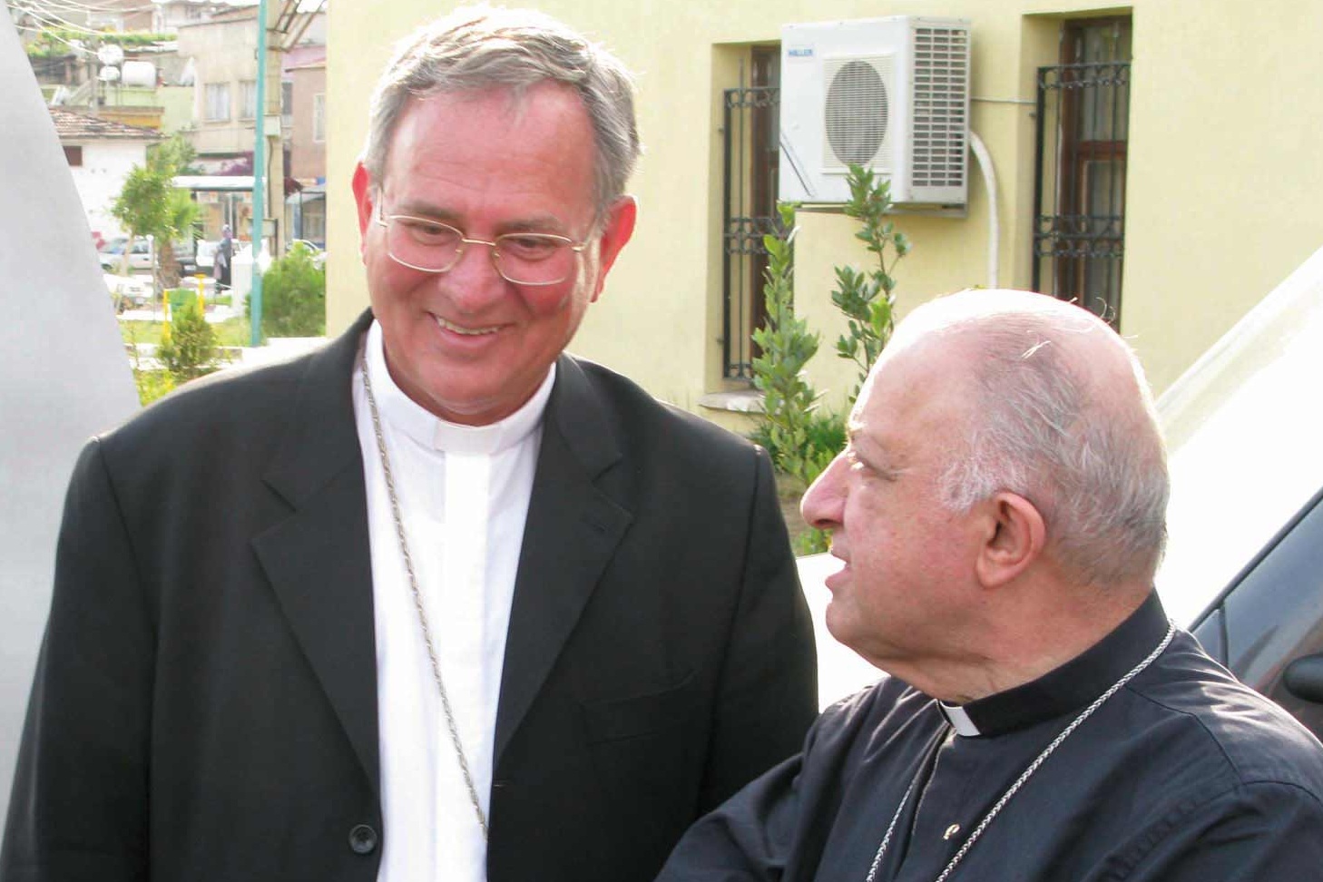 Monsignor Padovese con il cardinale Tettamanzi