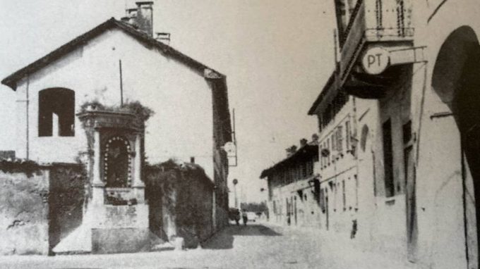 La Statua posata nel 1922