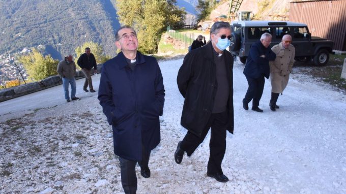 L’Arcivescovo in visita alla Cava Madre del Duomo