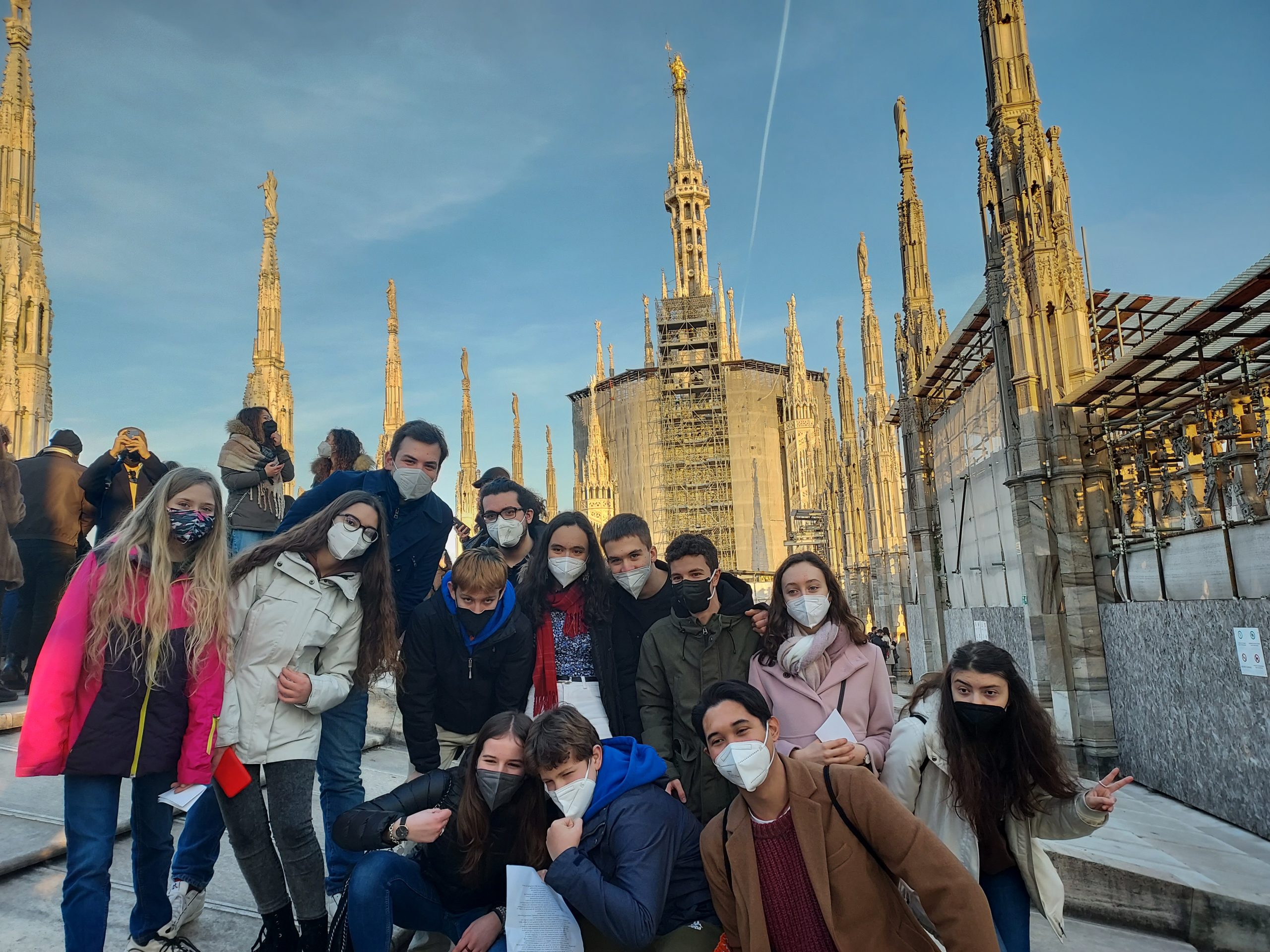 ragazzi in Duomo