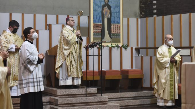 Scuola Beato Angelico, Celebrazione Eucaristica nella chiusura del centenario