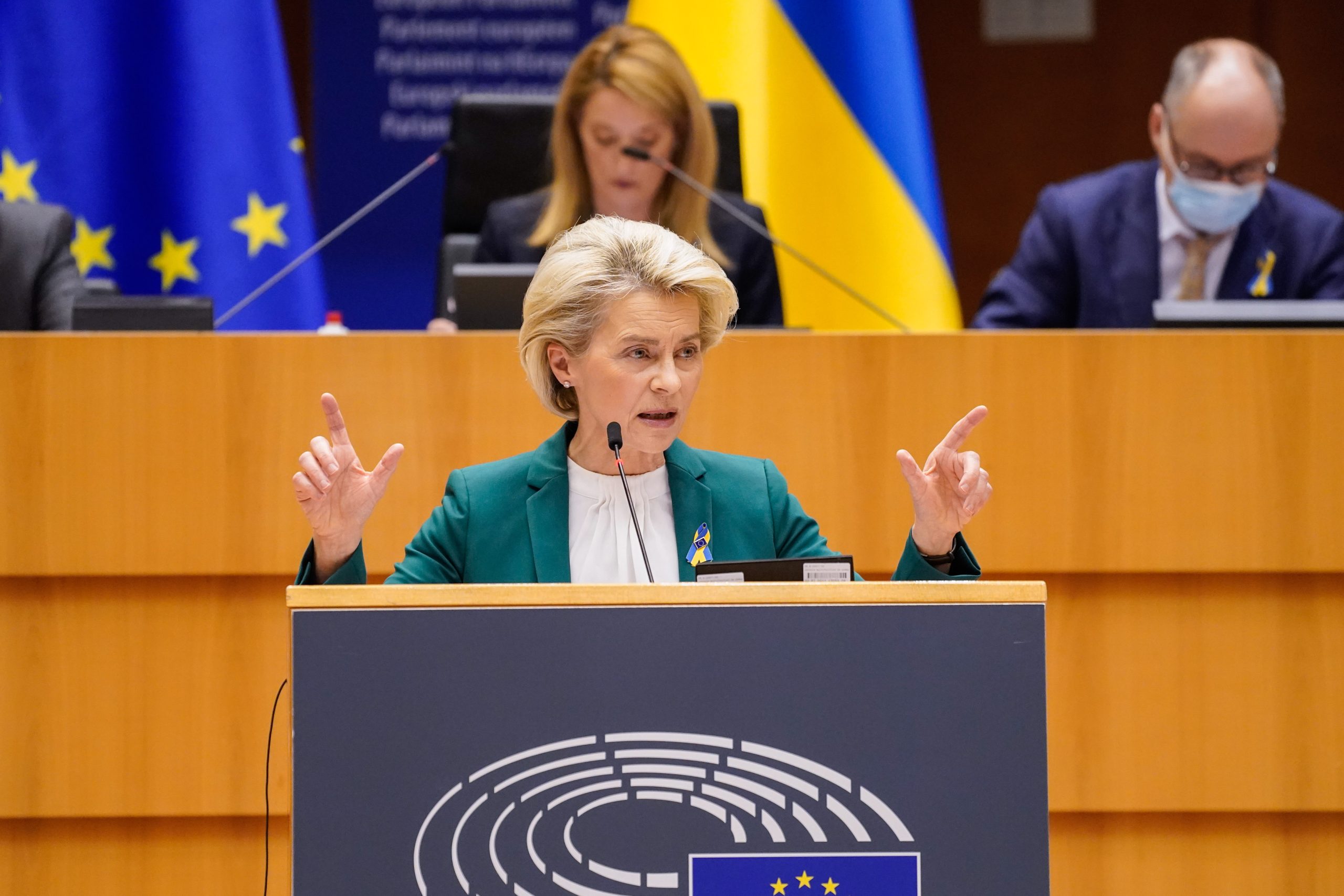 Ursula von der Leyen (foto Sir / Parlamento europeo)