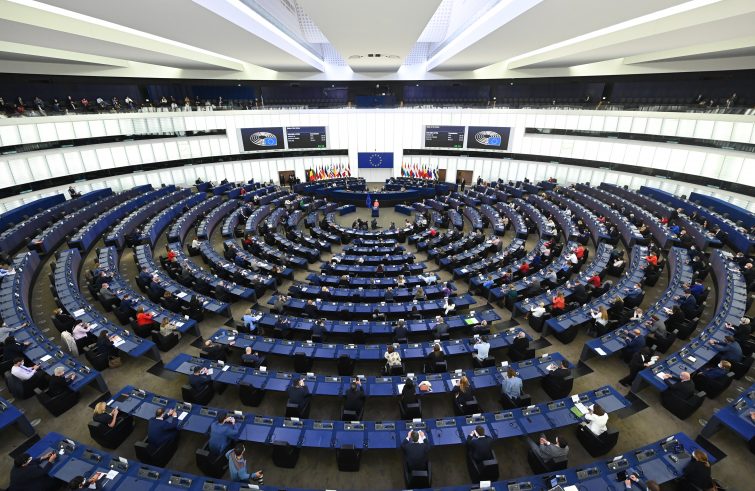 L'aula dell'Europarlamento (foto Sir)