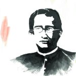 Illustrazione di Graziella Giudici tratta dalla biografia per ragazzi «Don Mario Ciceri» di C. Borghi (In dialogo)