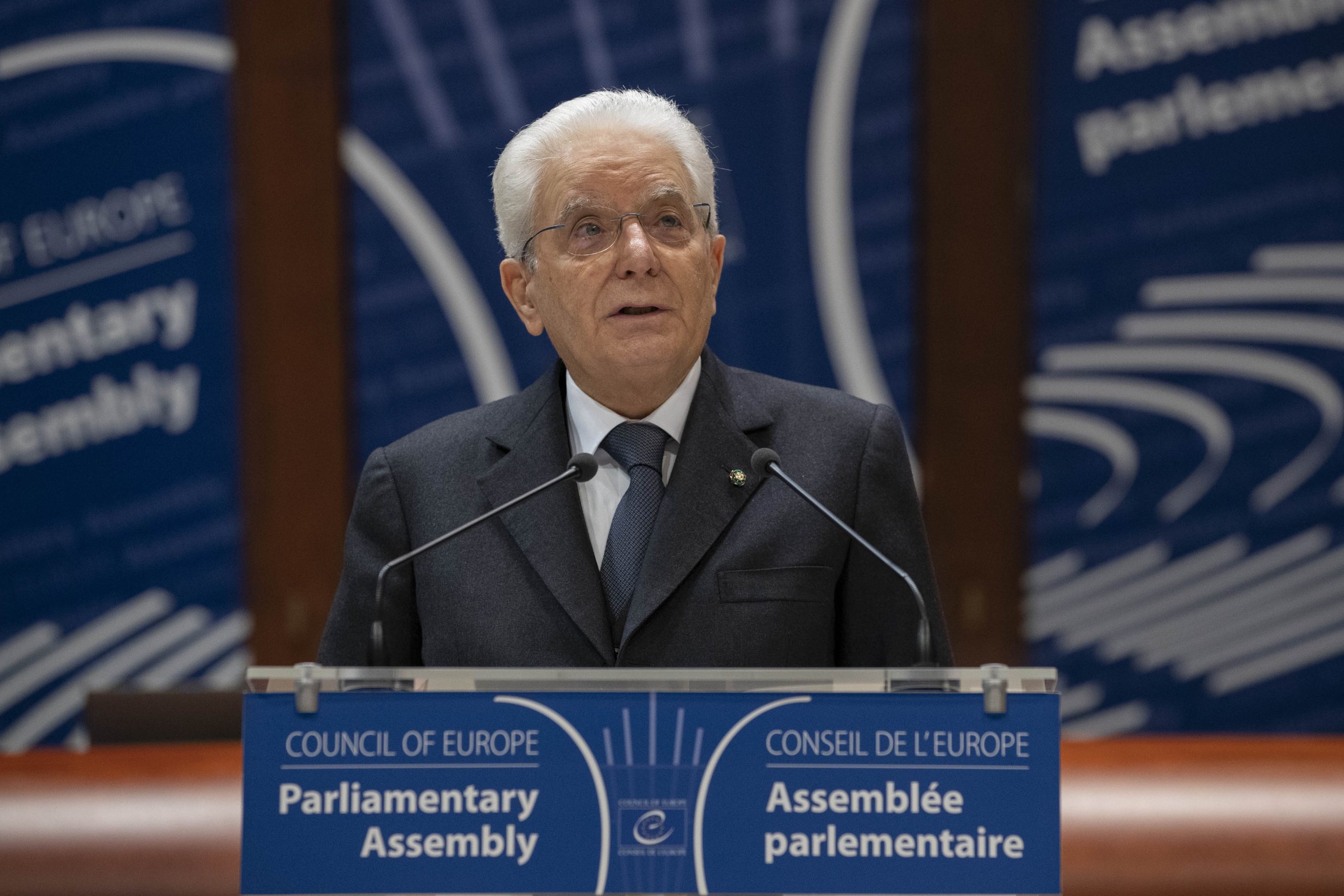 Sergio Mattarella a Strasburgo (foto di Francesco Ammendola - Ufficio per la Stampa e la Comunicazione della Presidenza della Repubblica)