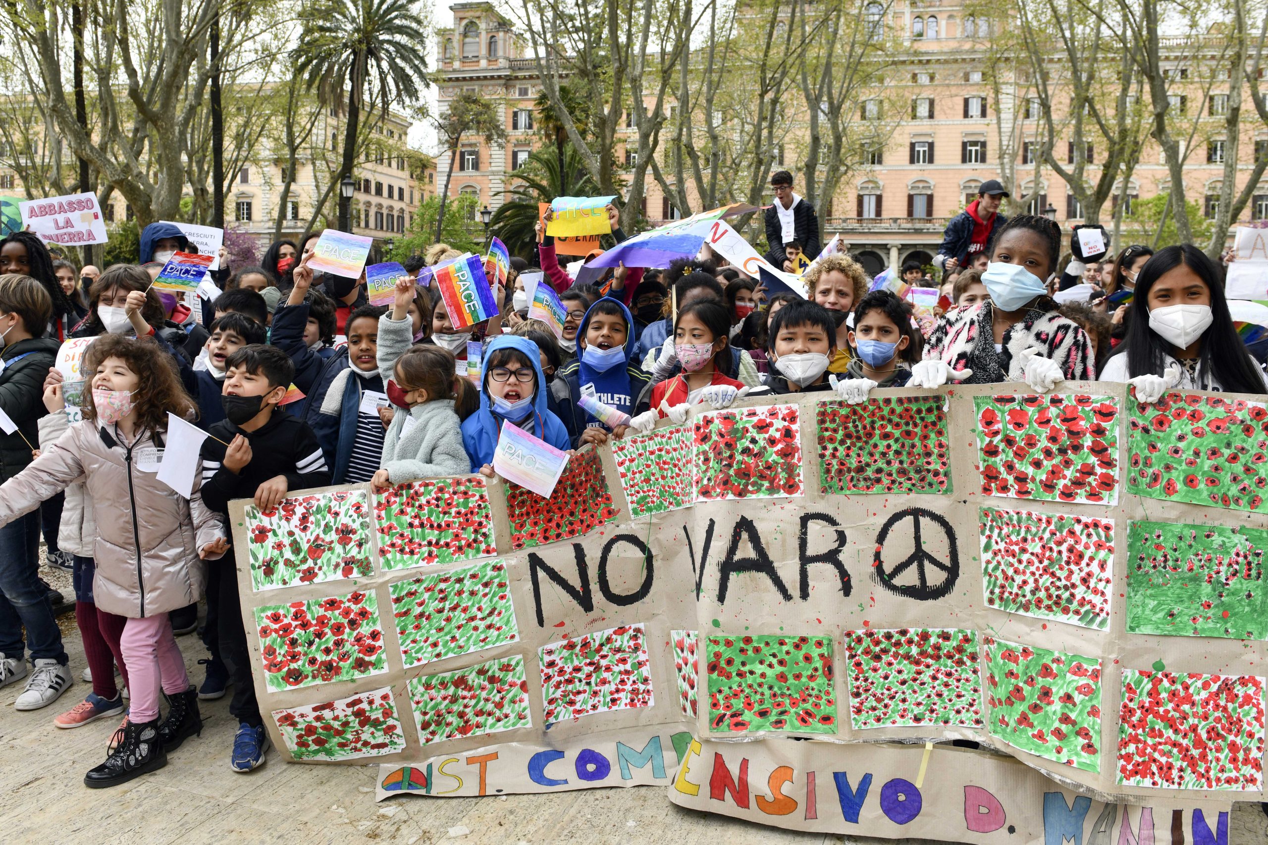 Manifestazione dei Giovani per la Pace organizzata a Roma dalla Comunità di Sant'Egidio (foto Siciliani-Gennari / Sir)