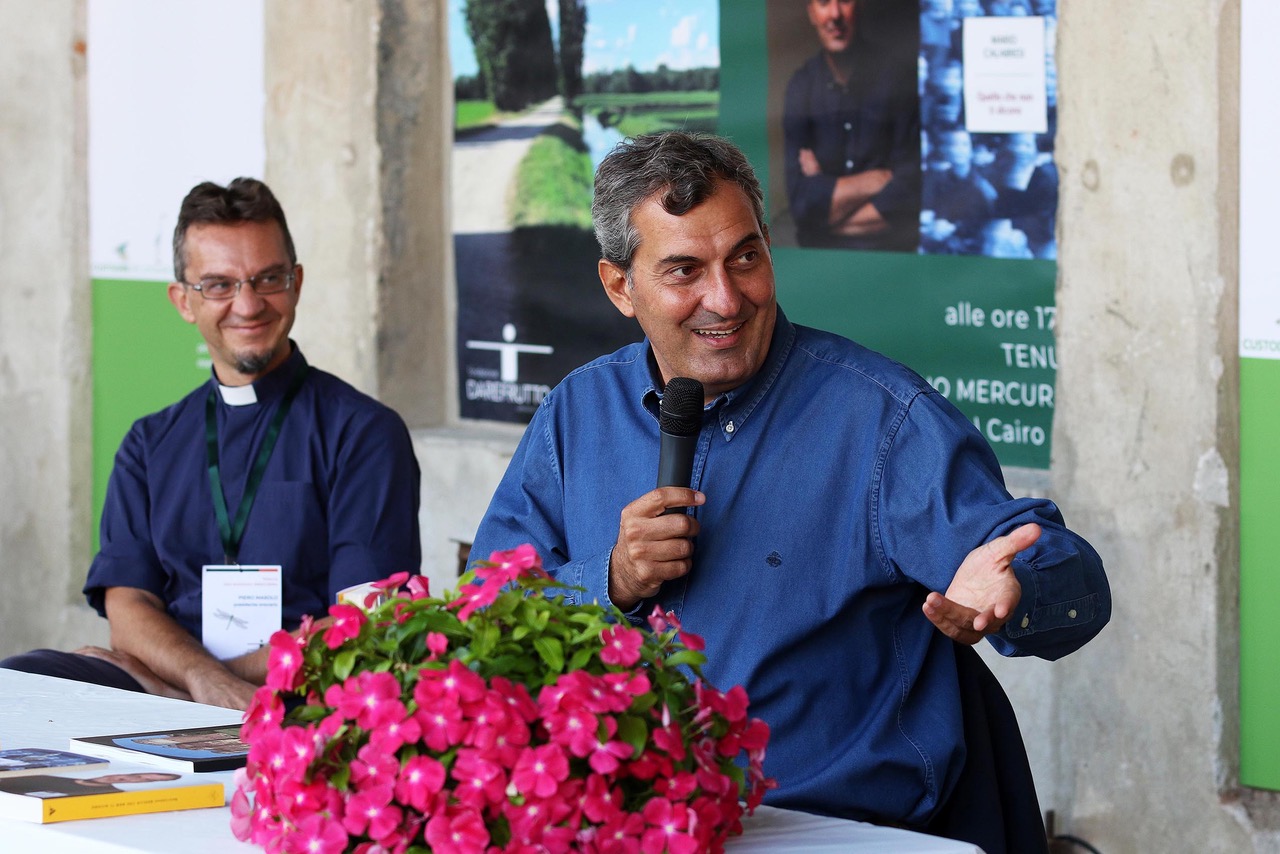 Padre Piero Masolo e Mario Calabresi