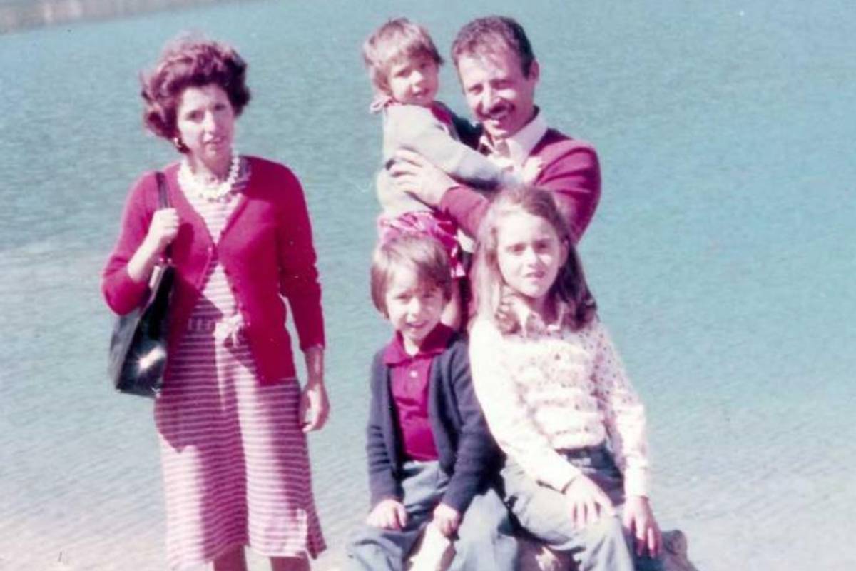 Paolo Borsellino con la sua famiglia (foto Sir)