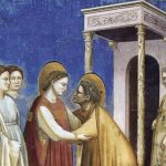 Particolare della «Visitazione»