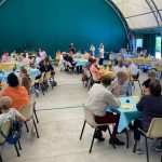 Un pranzo comunitario con gli ucraini a Muggiò