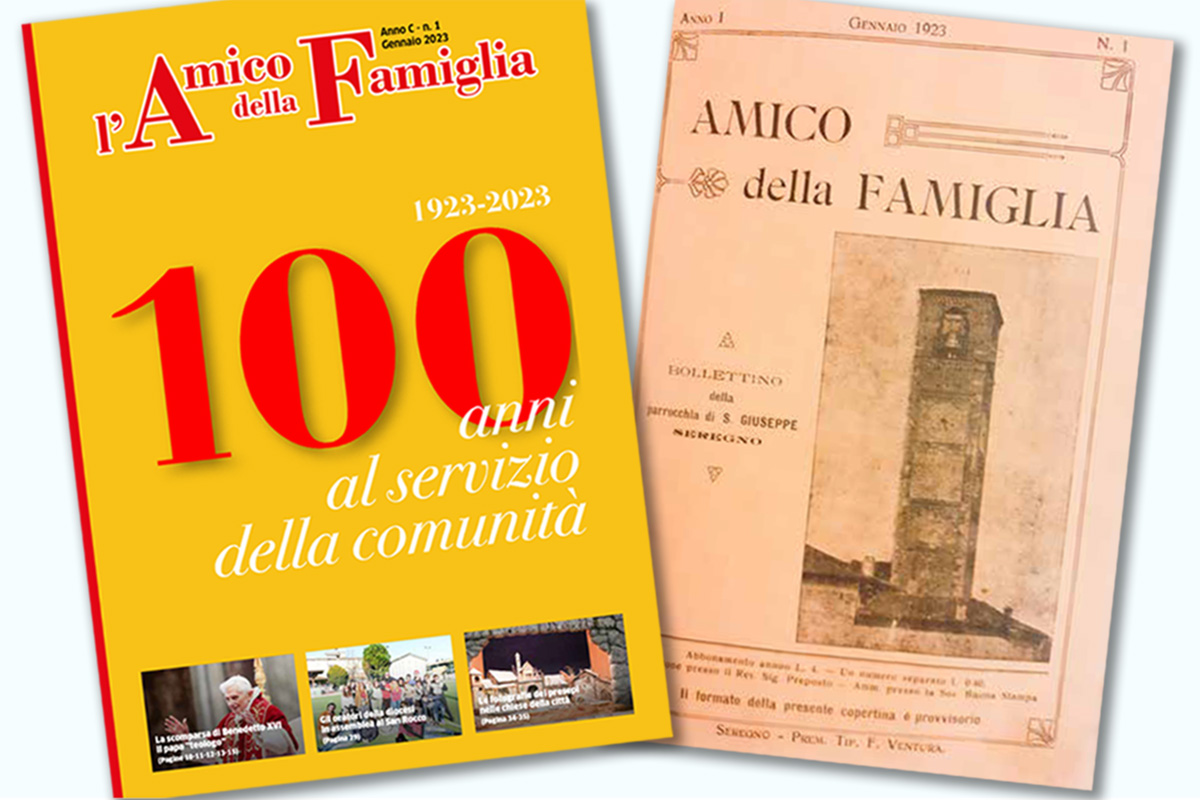 Il n.1 del 2023 e il primo numero in assoluto de «L'Amico della Famiglia»