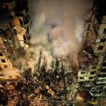 Conseguenze dell'attacco missilistico russo a Dnipro (foto FB Volodymyr Zelenskyi)
