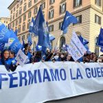 Una manifestazione di Europe for peace