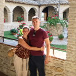 Clarissa e Janusz ad Assisi