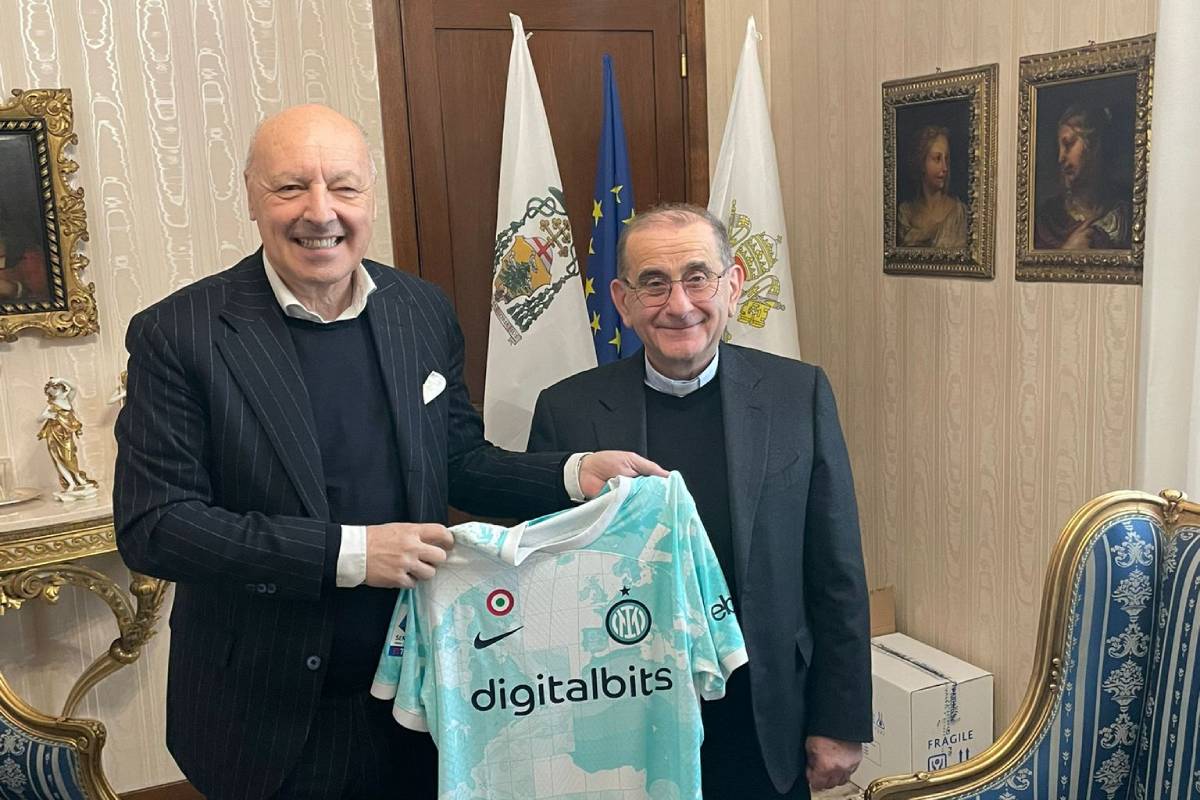 Giuseppe Marotta e monsignor Mario Delpini