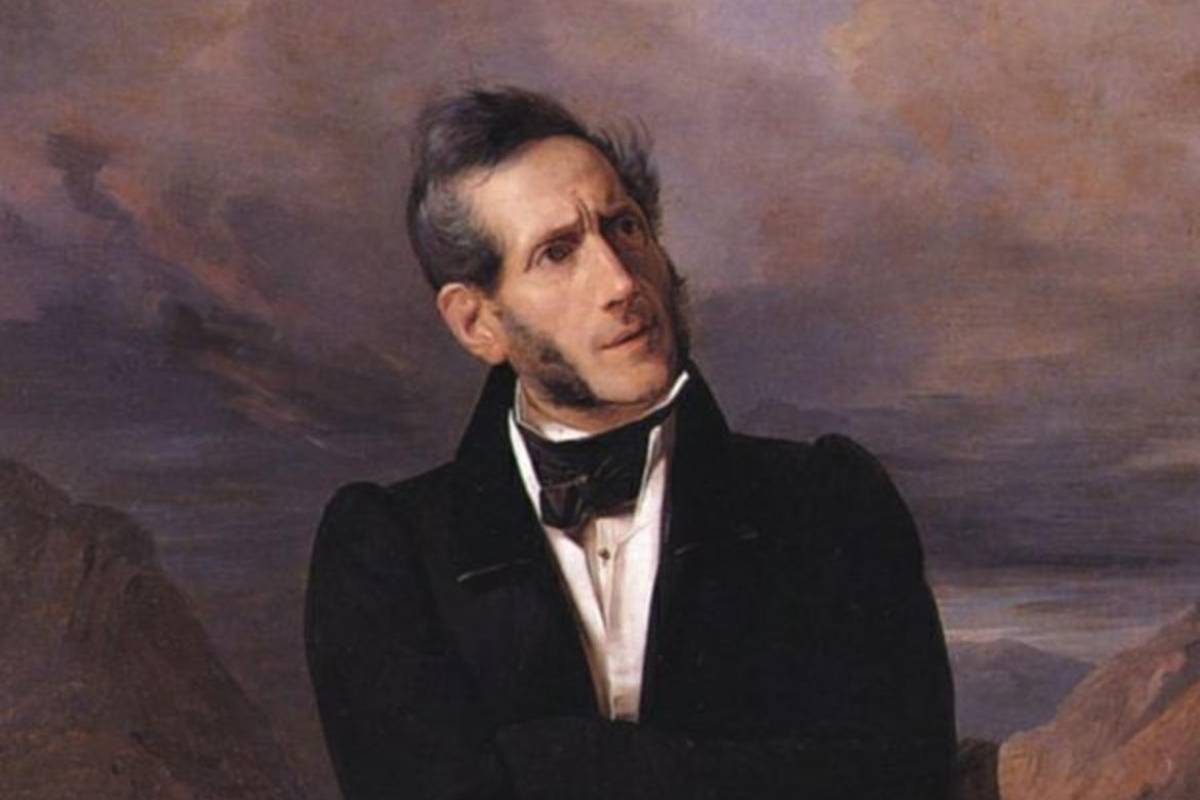 Alessandro Manzoni nel ritratto di Giuseppe Molteni