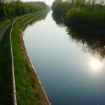 Un tratto del Canale Villoresi a Parabiago (foto Marco de Bernardi)
