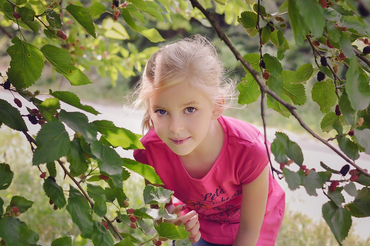 bambina natura gelso